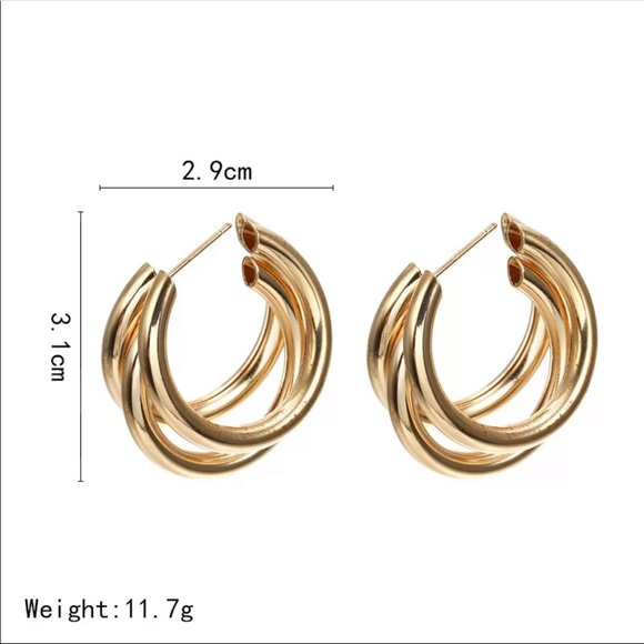 (2 for $20) Minimal earring NWT - Picture 4 of 5
